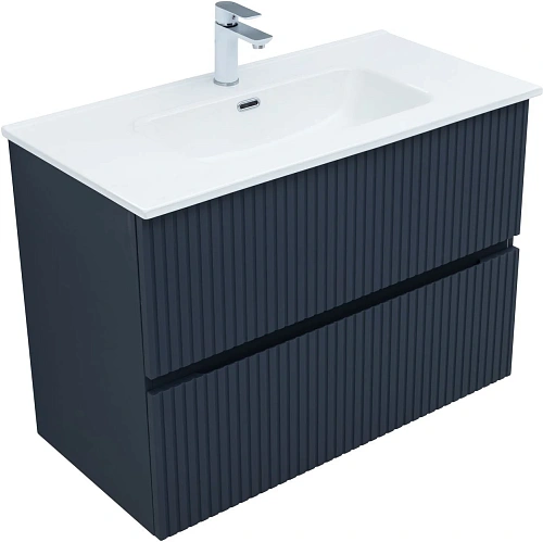 Тумба под раковину Aquanet Джейн 90 маренго 00313303 напольная/подвесная Тумба под раковину Aquanet Джейн 90 маренго 00313303 напольная/подвесная