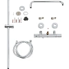 Душевая система GROHE Euphoria, с термостатическим смесителем (без верхнего и ручного душей), хром ( 26241000 Душевая система GROHE Euphoria, с термостатическим смесителем (без верхнего и ручного душей), хром ( 26241000