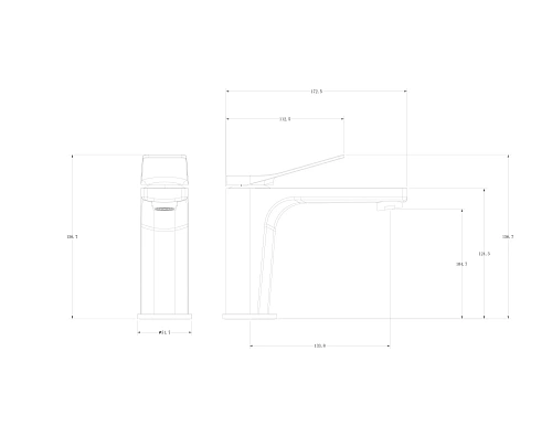 Смеситель для раковины Wonzon & Woghand хром (WW-XH-013-CR) Смеситель для раковины Wonzon & Woghand хром (WW-XH-013-CR)