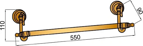 Полотенцедержатель Boheme Medici 10602 Полотенцедержатель Boheme Medici 10602