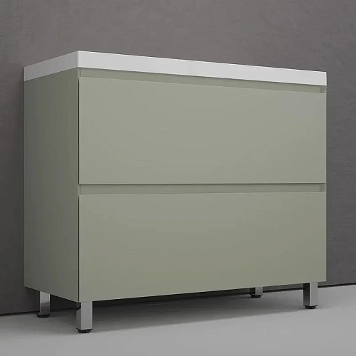 Тумба под раковину Style Line Манхэттен 100 см ЛС-00002370 напольная, олива Тумба под раковину Style Line Манхэттен 100 см ЛС-00002370 напольная, олива