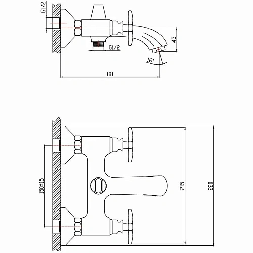 Комплект смесителей Orange Kristi M33-311cr хром Комплект смесителей Orange Kristi M33-311cr хром