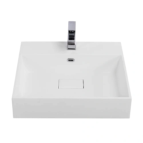 Раковина CEZARES 50262 Bianco белый матовый 510x450 искусственный камень solid surface Раковина CEZARES 50262 Bianco белый матовый 510x450 искусственный камень solid surface