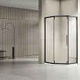 Душевой уголок Show VSP1-4SH100CLB, 1000x1000, черный, стекло прозрачное Душевой уголок Show VSP1-4SH100CLB, 1000x1000, черный, стекло прозрачное