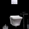 Унитаз подвесной Boheme Mirage глянец белый 965-W Унитаз подвесной Boheme Mirage глянец белый 965-W
