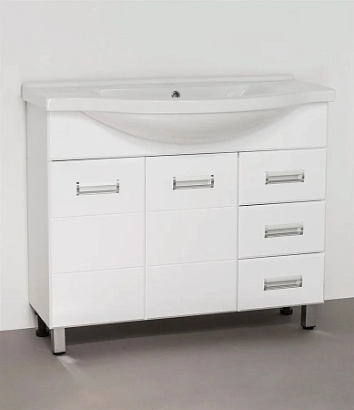 Тумба под раковину Style Line Ирис 100 (3 ящ.) ЛС-00000178 Тумба под раковину Style Line Ирис 100 (3 ящ.) ЛС-00000178