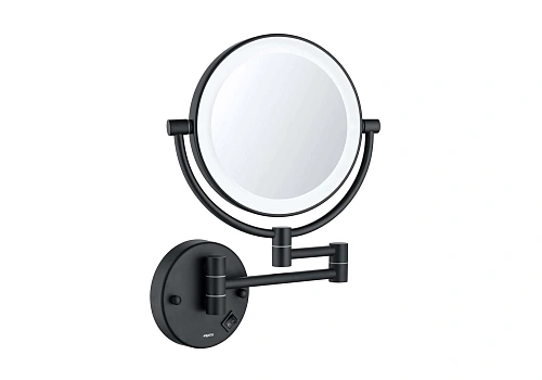 Зеркало косметическое Aquatek AQ4912MB черный матовый Зеркало косметическое Aquatek AQ4912MB черный матовый