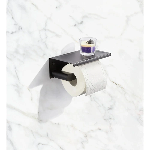 Держатель туалетной бумаги Milacio Ultra (MCU.963.MB) черный матовый Держатель туалетной бумаги Milacio Ultra (MCU.963.MB) черный матовый