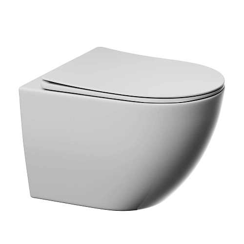 Унитаз подвесной ABBER Ultra AC1301 белый с ультратонким ободком Унитаз подвесной ABBER Ultra AC1301 белый с ультратонким ободком