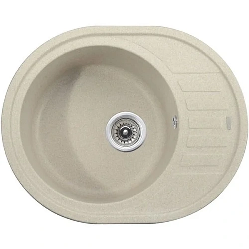 Кухонная мойка Kaiser Песочный мрамор (овальная) KGMO-6250-SB Кухонная мойка Kaiser Песочный мрамор (овальная) KGMO-6250-SB