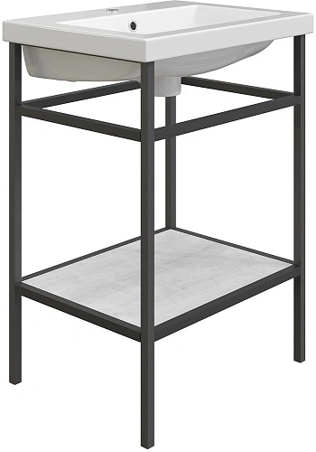 Консоль с раковиной DIWO Смоленск 60 Como 60 483890 Консоль с раковиной DIWO Смоленск 60 Como 60 483890