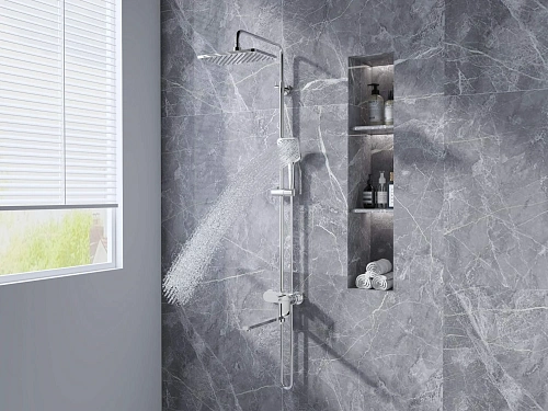 Душевая система Aquatek НИКА AQ2840CR хром Душевая система Aquatek НИКА AQ2840CR хром