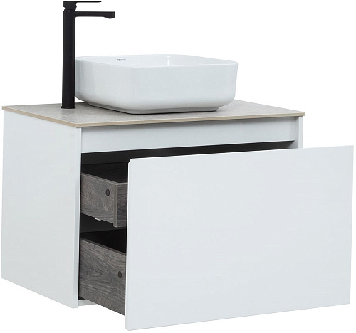 Тумба под раковину Aquanet Nova Lite 75 белый (1 ящик) 00242275 Тумба под раковину Aquanet Nova Lite 75 белый (1 ящик) 00242275