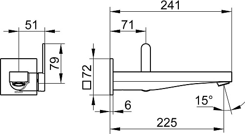 Смеситель для раковины Keuco IXMO 59516011302 Смеситель для раковины Keuco IXMO 59516011302