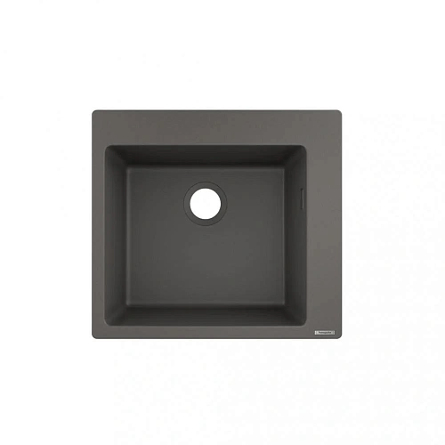 Кухонная мойка Hansgrohe 450 S510-F450 43312290, серый камень встраиваемая Кухонная мойка Hansgrohe 450 S510-F450 43312290, серый камень встраиваемая