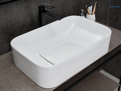 Раковина Gid N9598 51230 накладная белая 61x38x15 Раковина Gid N9598 51230 накладная белая 61x38x15