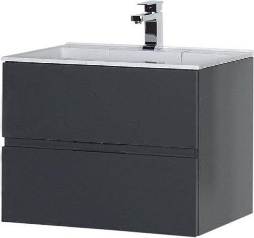 Тумба под раковину Aquanet Алвита 70 серый антрацит 00183992 Тумба под раковину Aquanet Алвита 70 серый антрацит 00183992