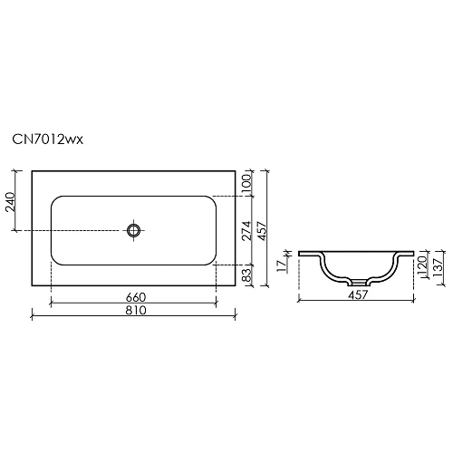 Раковина Ceramica Nova Grace CN7012wx накладная без отверстия под смеситель, 810x457x137мм, белый Раковина Ceramica Nova Grace CN7012wx накладная без отверстия под смеситель, 810x457x137мм, белый