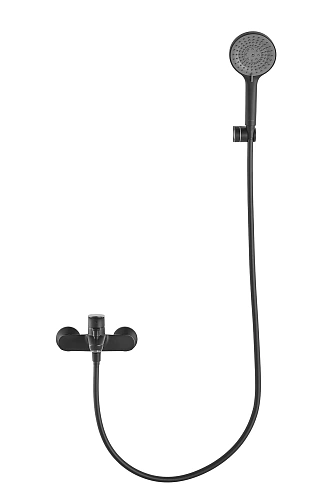 Смеситель для ванны ARROW AG3609MB с душем, черный матовый Смеситель для ванны ARROW AG3609MB с душем, черный матовый