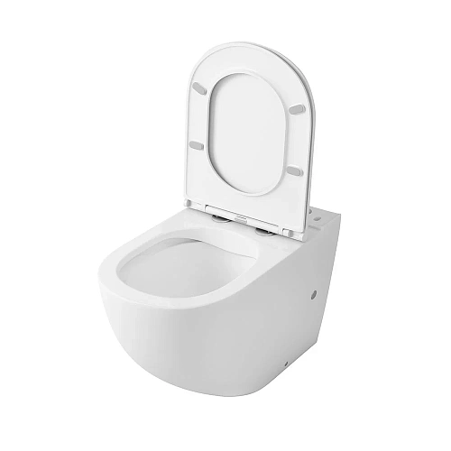 Чаша напольного унитаза OWL Vind Cirkel-GL OWLT190301 с сиденьем DP микролифт напольного безободково Чаша напольного унитаза OWL Vind Cirkel-GL OWLT190301 с сиденьем DP микролифт напольного безободково