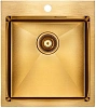 Кухонная мойка Paulmark AISI304 NECKAR PM804551-BG брашированное золото