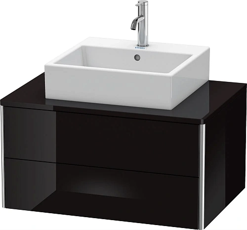 Тумба под раковину Duravit XSquare XS491004040 80 см черный глянцевый Тумба под раковину Duravit XSquare XS491004040 80 см черный глянцевый
