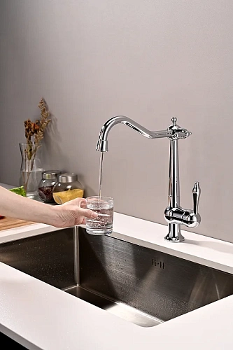 Смеситель для кухни Paulmark Retro хром Re213226-CR Смеситель для кухни Paulmark Retro хром Re213226-CR