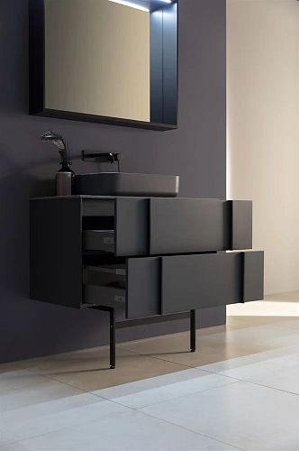 Тумба под раковину Allen Brau Reality 100 1.32007.AM антрацит матовый Тумба под раковину Allen Brau Reality 100 1.32007.AM антрацит матовый