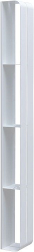 Полка Aquanet Магнум 15x130 белая матовая, вертикальная 00302239 Полка Aquanet Магнум 15x130 белая матовая, вертикальная 00302239