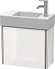 Картинка анонса товара «тумба под раковину duravit xsquare xs4091r2222 подвесная 48 см белая глянцевый»