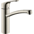 Смеситель для кухни hansgrohe Focus с поворотным изливом, сталь 31806800 Смеситель для кухни hansgrohe Focus с поворотным изливом, сталь 31806800