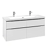 Тумба под раковину Villeroy & Boch Subway 3.0 с подсветкой Pure White / Pure White C602L1VF Тумба под раковину Villeroy & Boch Subway 3.0 с подсветкой Pure White / Pure White C602L1VF