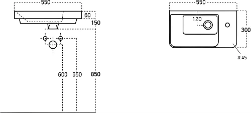 Раковина STWORKI 55 11054-KL 559638 Раковина STWORKI 55 11054-KL 559638
