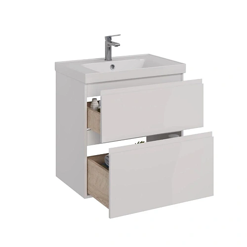 Тумба под раковину Lemark VEON 60 см подвесная/напольная, белый LM01V60T Тумба под раковину Lemark VEON 60 см подвесная/напольная, белый LM01V60T