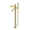 Смеситель для ванны Boheme STICK напольный MATT GOLD LINEA 129-MG.3