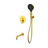 Душевая система WHITECROSS Y YSET06TOPGLB брашированное золото скрытого монтажа