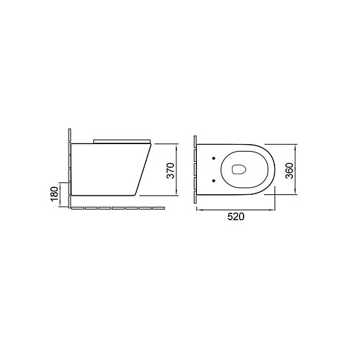 Унитаз подвесной Vincea Piatti VT1-11MW, цвет матовый белый, ультратонкое сиденье soft-close Унитаз подвесной Vincea Piatti VT1-11MW, цвет матовый белый, ультратонкое сиденье soft-close