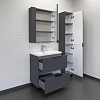 Тумба с раковиной Comforty Лима-70Н2 00-00019179 антрацит раковина Como 70 Тумба с раковиной Comforty Лима-70Н2 00-00019179 антрацит раковина Como 70
