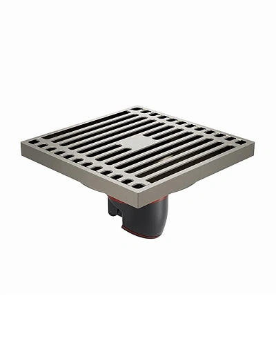 Душевой трап Orange TR01-005ni 100х100 никель Душевой трап Orange TR01-005ni 100х100 никель