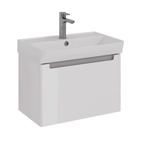 Тумба под раковину Lemark BUNO MINI, 60 см подвесная, серый/белый LM05BM60T Тумба под раковину Lemark BUNO MINI, 60 см подвесная, серый/белый LM05BM60T