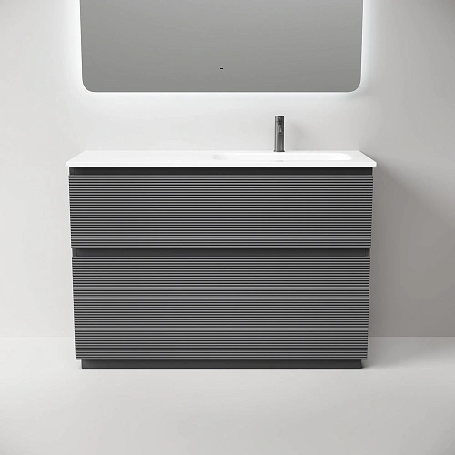 Тумба под раковину SANCOS Folk Floor FL120FRGS правая 1190х445х850 Grey soft, напольная Тумба под раковину SANCOS Folk Floor FL120FRGS правая 1190х445х850 Grey soft, напольная