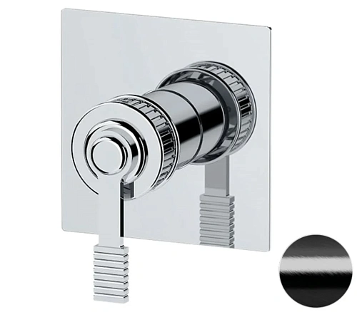 Смеситель для душа Remer Atelier AL30QCFP, черный брашированный хром Смеситель для душа Remer Atelier AL30QCFP, черный брашированный хром