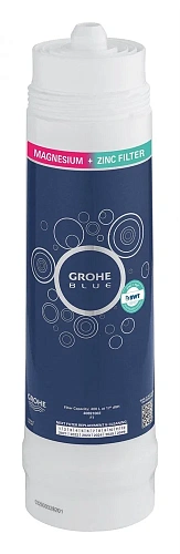 Фильтр для воды GROHE Blue, ресурс 400 л, обогащение воды магнием и цинком (40691002) Фильтр для воды GROHE Blue, ресурс 400 л, обогащение воды магнием и цинком (40691002)