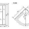 Душевая кабина Timo Standart T-6601 Silver Fabric (100x100x220) Душевая кабина Timo Standart T-6601 Silver Fabric (100x100x220)