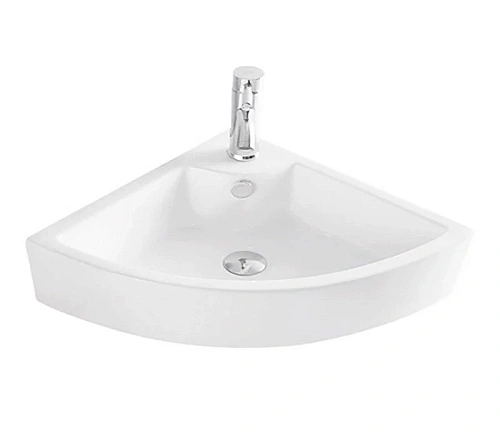 Раковина CeramaLux 9067B накладная/подвесная, белый Раковина CeramaLux 9067B накладная/подвесная, белый