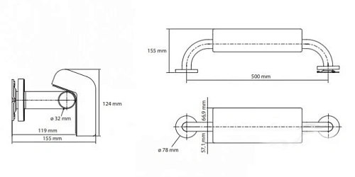 Поручень Bemeta HELP program 301100501-o Поручень Bemeta HELP program 301100501-o
