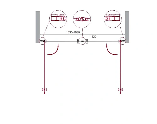 Душевая дверь BelBagno ETNA-B-2-170-C-Cr 170 см, профиль хром, стекло прозрачное Душевая дверь BelBagno ETNA-B-2-170-C-Cr 170 см, профиль хром, стекло прозрачное