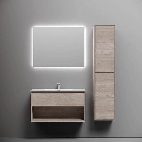 Тумба под раковину Sancos Marmi 1.0 MR1.090EG 890х445х520 дуб галифакс натуральный, подвесная Тумба под раковину Sancos Marmi 1.0 MR1.090EG 890х445х520 дуб галифакс натуральный, подвесная