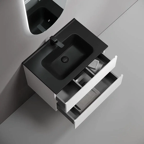 Тумба под раковину Sancos Folk FL70W 690х445х500 Bianco, подвесная Тумба под раковину Sancos Folk FL70W 690х445х500 Bianco, подвесная