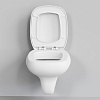 Унитаз подвесной Diamond 123T20101R (530x405x375) матовый белый безободковый с толстой крышкой 123T20101R-122T20101 Унитаз подвесной Diamond 123T20101R (530x405x375) матовый белый безободковый с толстой крышкой 123T20101R-122T20101